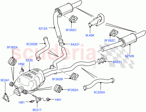 Part Diagram for Land Rover LR050948