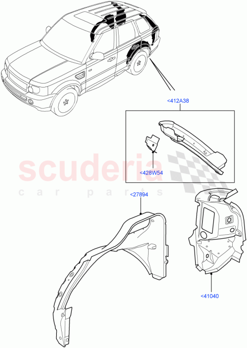 Part Diagram for Land Rover LR030026