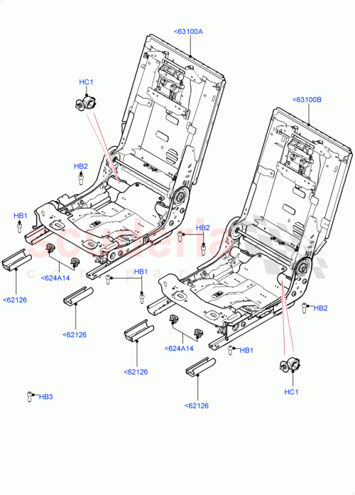 Part Diagram for Land Rover LR053352