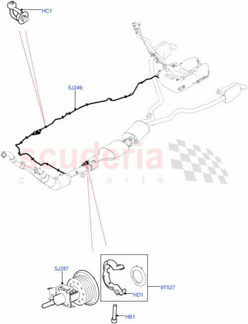 Part Diagram for Land Rover LR071365