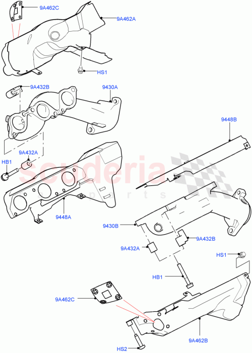 Part Diagram for Land Rover LR106365
