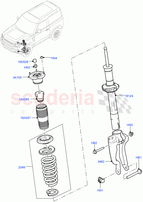 Part Diagram for Land Rover LR095861