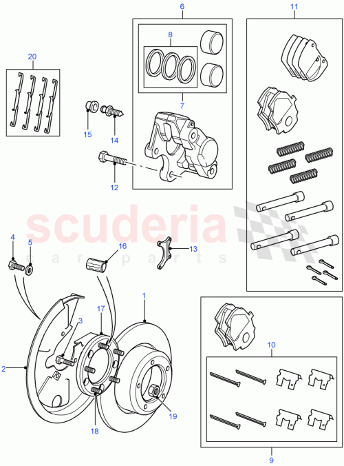 Part Diagram for Land Rover SMD100271