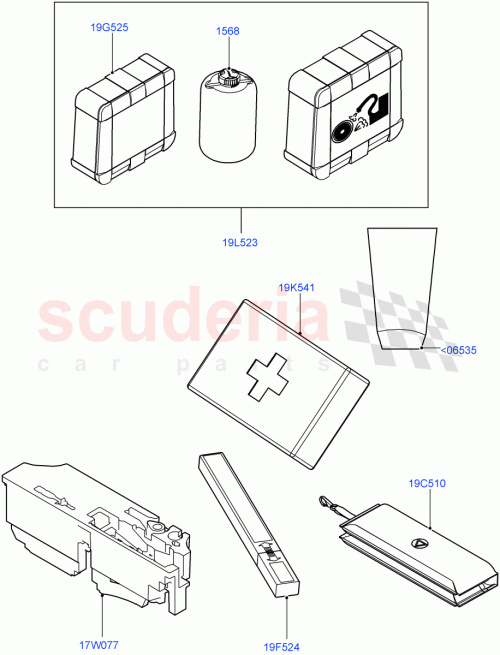 Part Diagram for Land Rover LR146729