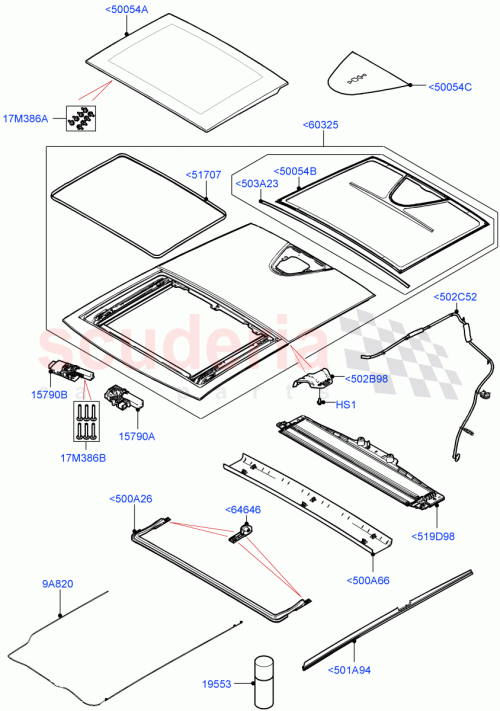 Part Diagram for Land Rover LR158464