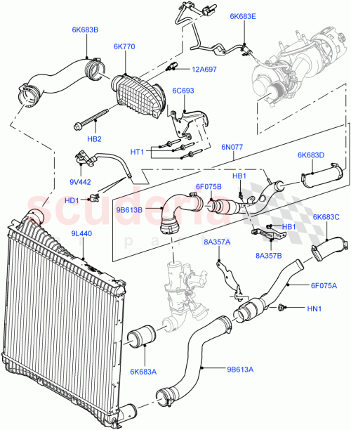 Part Diagram for Land Rover LR045348
