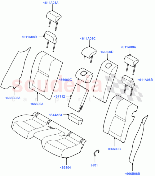 Part Diagram for Land Rover LR123872