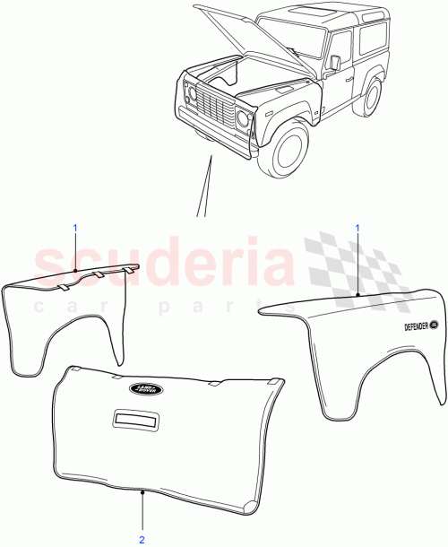 Part Diagram for Land Rover STC53058