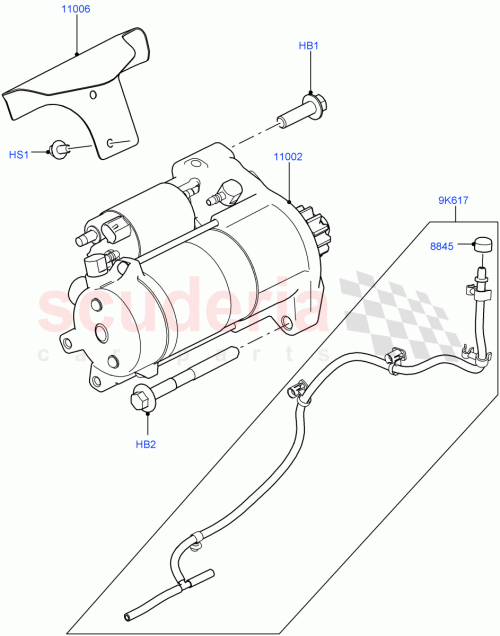 Part Diagram for Land Rover LR090949