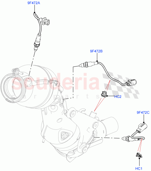 Part Diagram for Land Rover LR142730