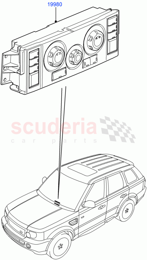Part Diagram for Land Rover JFC501150