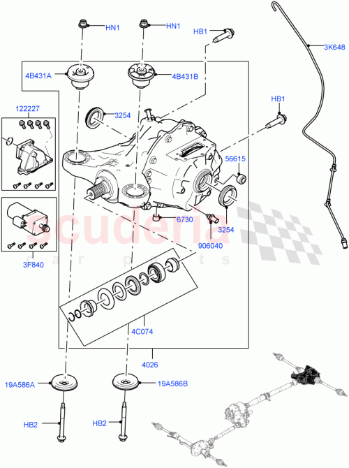 Part Diagram for Land Rover LR143205
