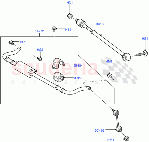 Part Diagram for Land Rover RYG501580