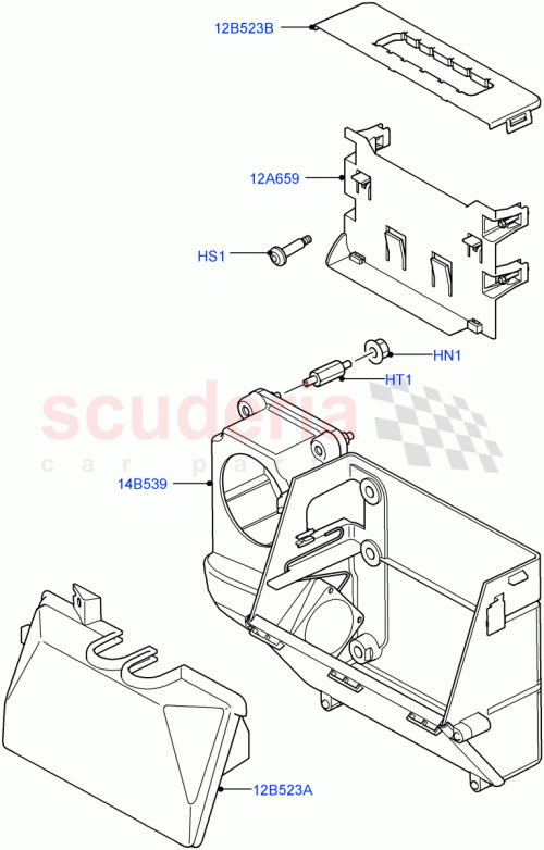 Part Diagram for Land Rover YPC001305