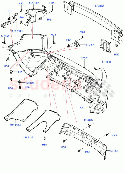 Part Diagram for Land Rover LR099520