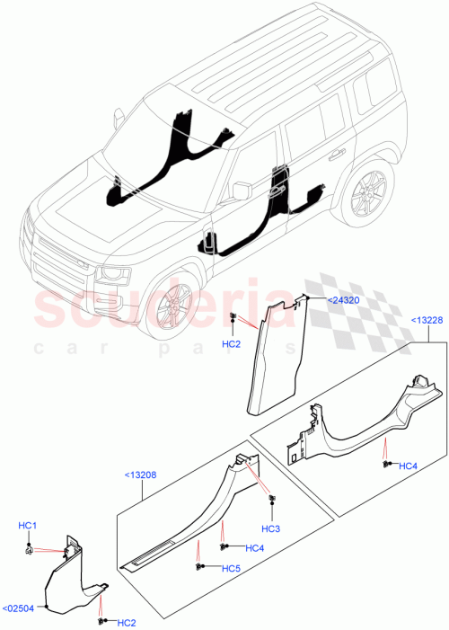 Part Diagram for Land Rover LR131468