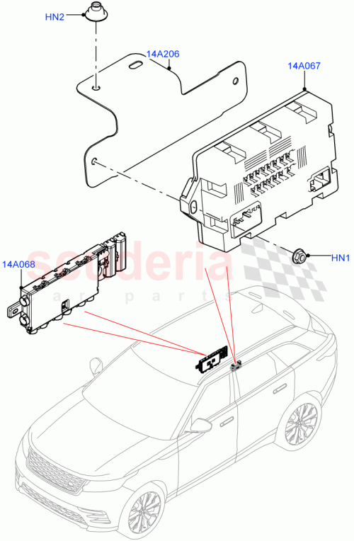 Part Diagram for Land Rover LR175723