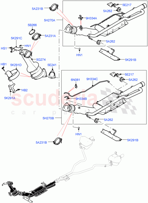 Part Diagram for Land Rover LR072211