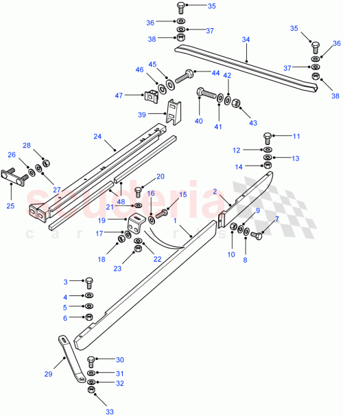 Part Diagram for Land Rover MTC8293