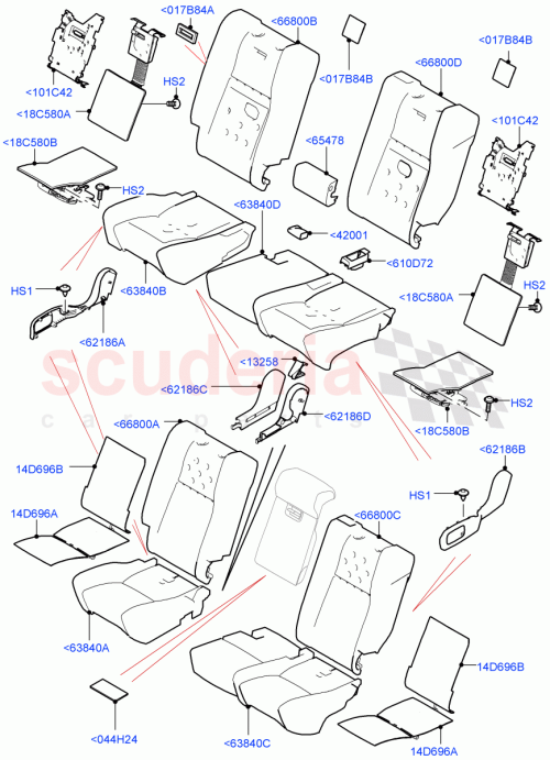 Part Diagram for Land Rover LR036812