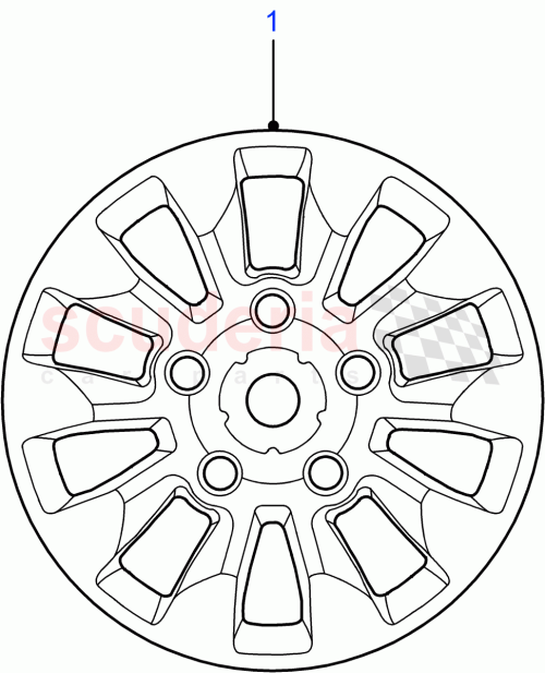 Part Diagram for Land Rover LR123935