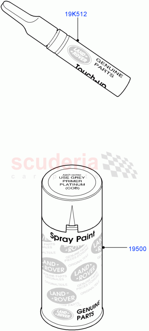 Part Diagram for Land Rover VPLDC0002JGL