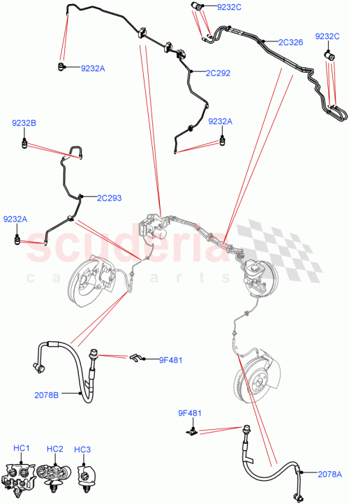 Part Diagram for Land Rover LR116922