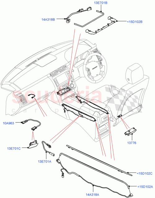 Part Diagram for Land Rover LR082536