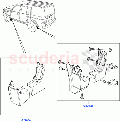 Part Diagram for Land Rover CAS500010PCL
