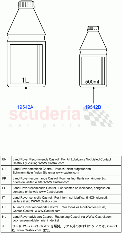Part Diagram for Land Rover SIJ500030