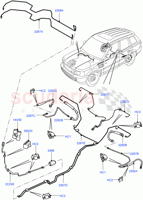 Part Diagram for Land Rover LR021679