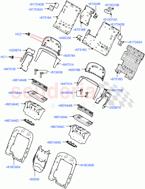 Part Diagram for Land Rover LR155065