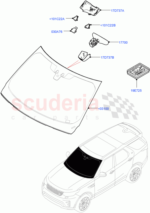 Part Diagram for Land Rover LR155776