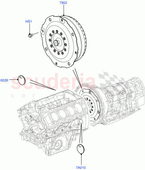 Part Diagram for Land Rover LR018570