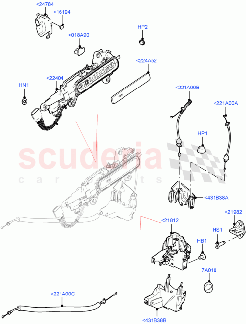 Part Diagram for Land Rover LR124747