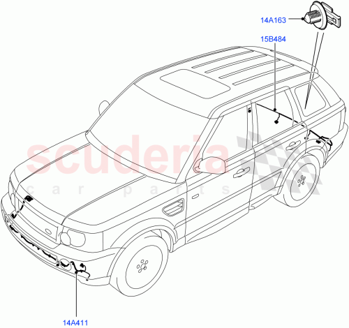 Part Diagram for Land Rover LR021105