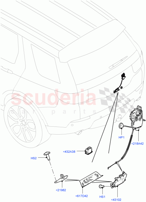 Part Diagram for Land Rover LR172642