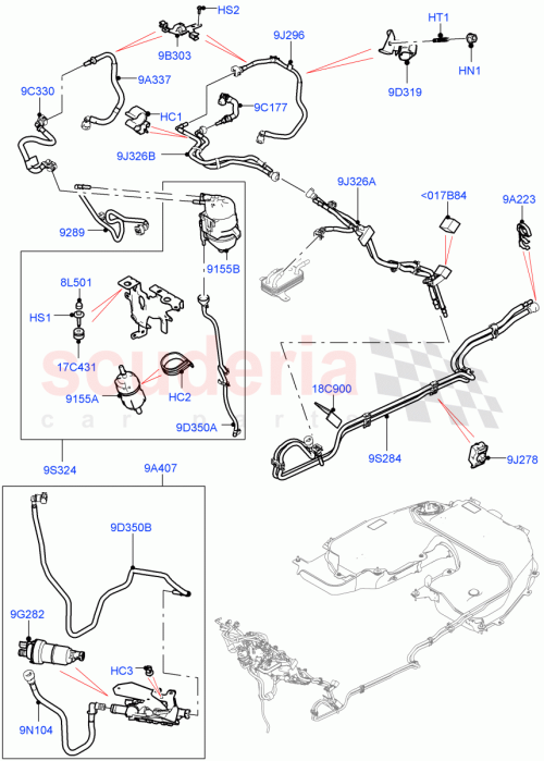 Part Diagram for Land Rover LR137955