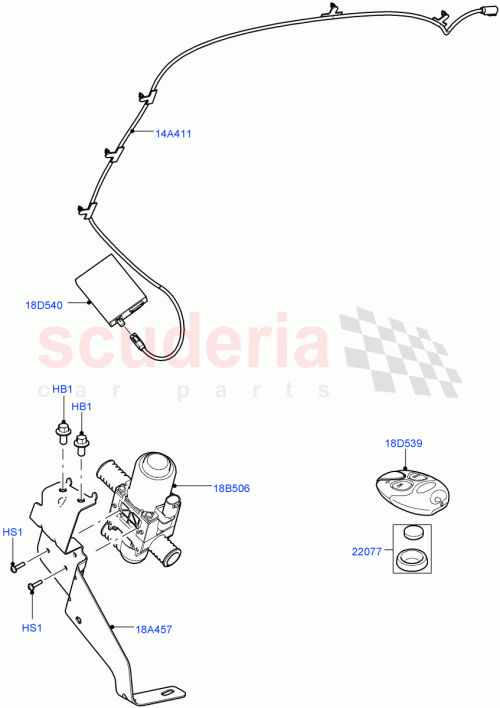 Part Diagram for Land Rover LR030544