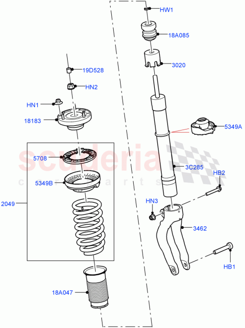 Part Diagram for Land Rover LR156304