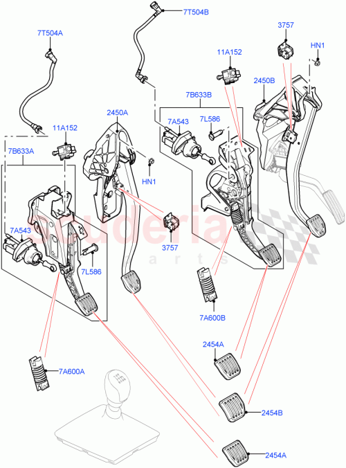 Part Diagram for Land Rover LR139989