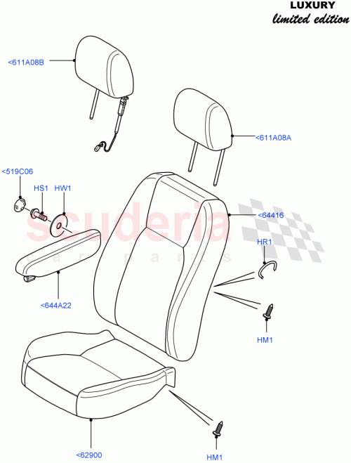 Part Diagram for Land Rover LR035656