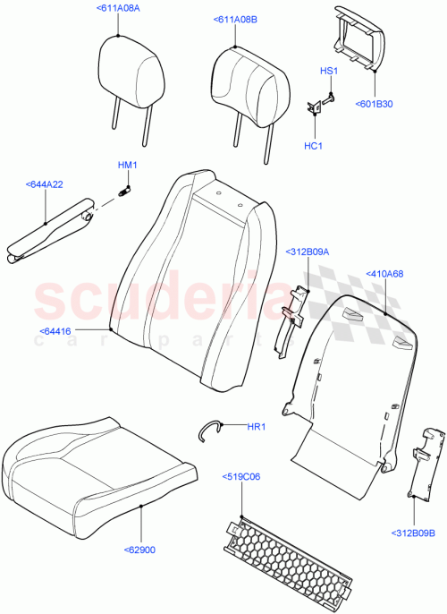 Part Diagram for Land Rover LR050927