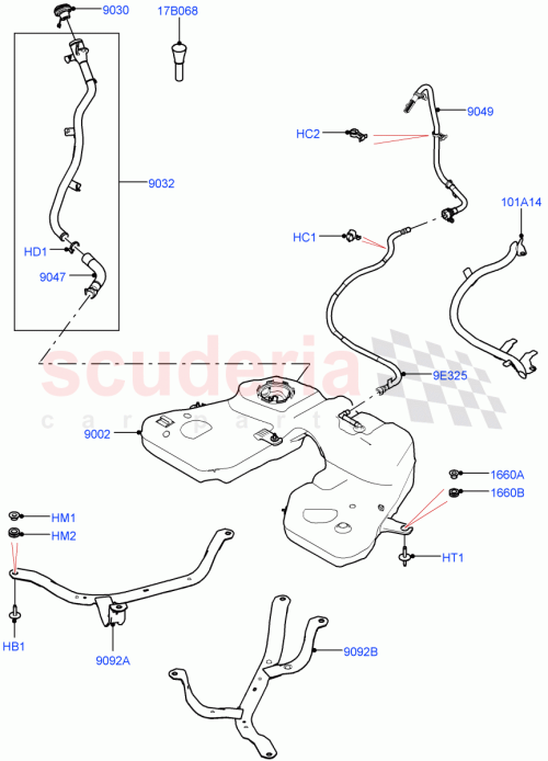 Part Diagram for Land Rover LR163798