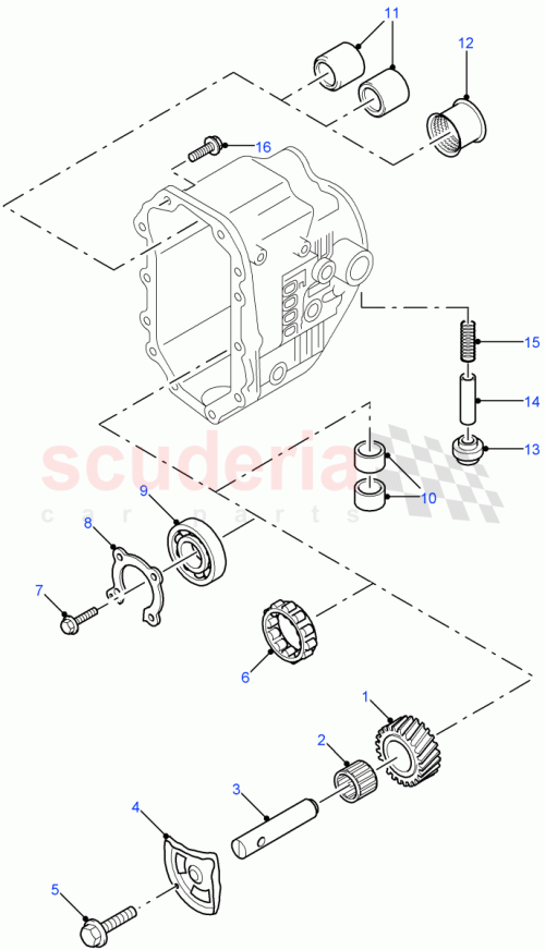 Part Diagram for Land Rover LR005003