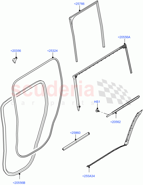 Part Diagram for Land Rover LR131242