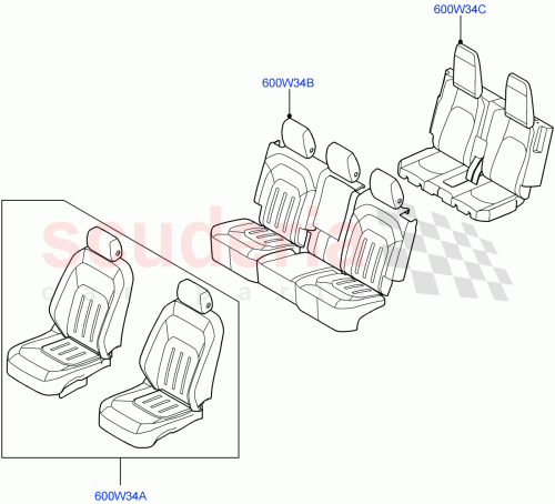 Part Diagram for Land Rover VPLES0564
