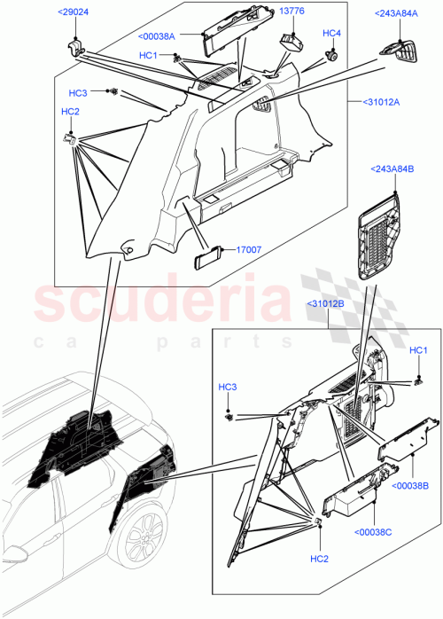 Part Diagram for Land Rover LR076924