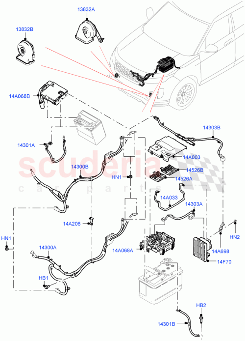 Part Diagram for Land Rover LR158549