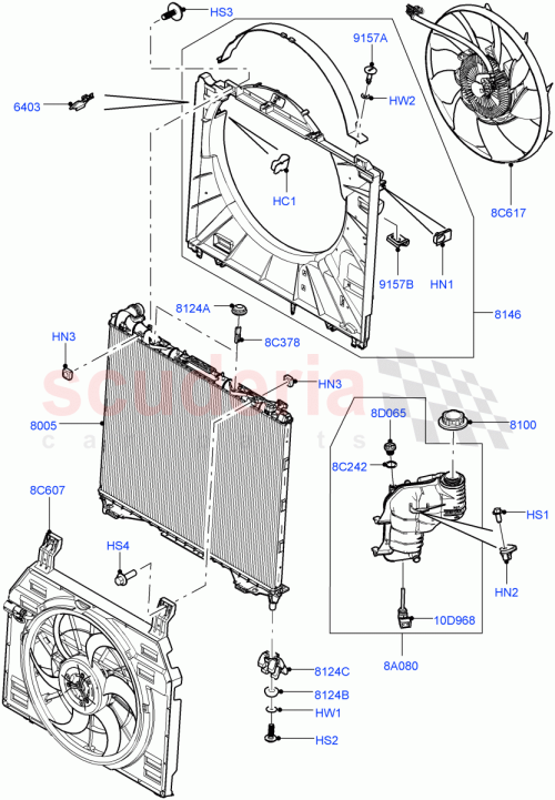 Part Diagram for Land Rover LR012644